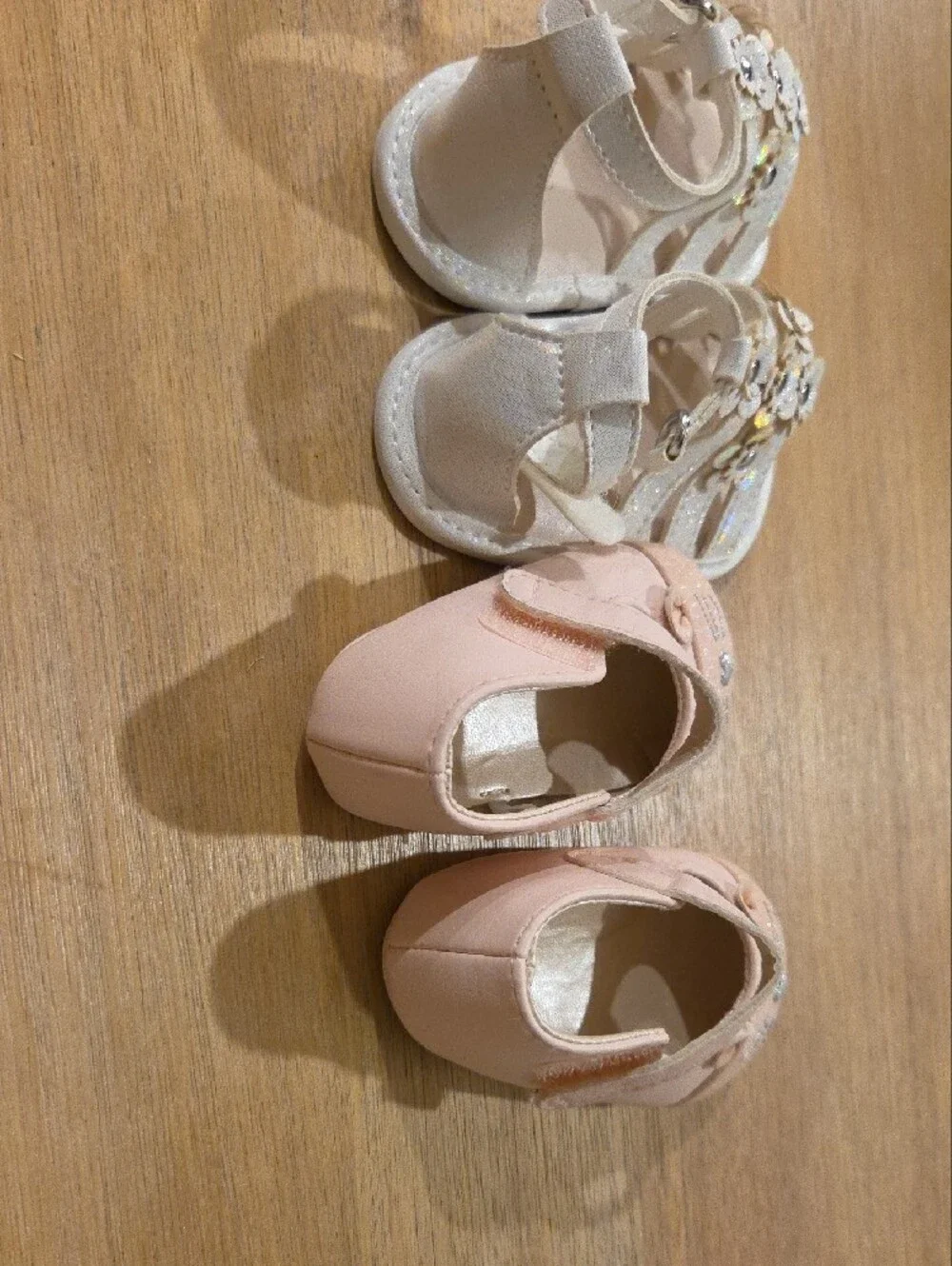 Kids Place Pink Floral Sandals & Pink Cat Mary Janes - Cute Toddler Shoe Set